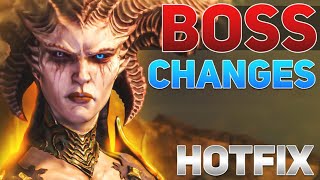 Boss, Dungeon, and Class Changes You NEED to Know About...(Diablo 4 Hotfix)