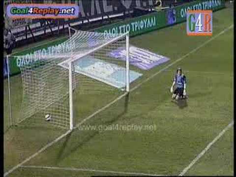 Panathinaikos vs Ergotelis Salpigidis Goal 1 20/01/2008