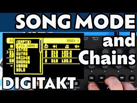 SONG MODE | Chaining Patterns - Digitakt Tutorial