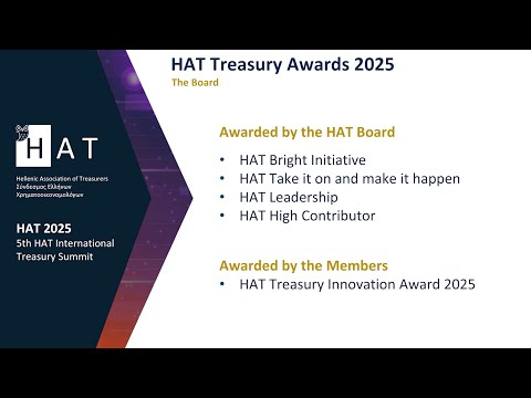 HAT 5th International Treasury Summit |  Awards and Closing Remarks