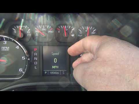 2014-2018 GMC SiERRA Hidden Dashboard Menu