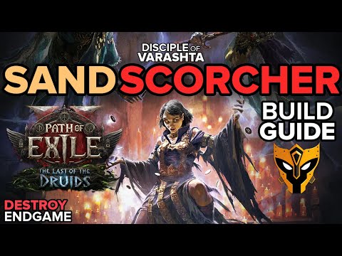 SANDSCORCHER Build Guide: Disciple of Varashta — Sand & Flame Djinn — Endgame Destroyer [PoE2 — 0.4]