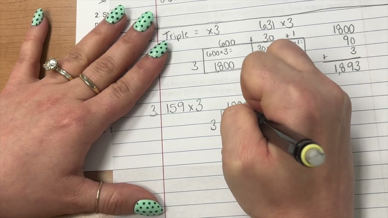 4th Grade Unit 6, Numbers 1-8