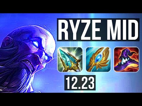 RYZE vs KASSADIN (MID) | 16/1/14, Legendary | EUW Grandmaster | 12.23