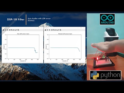 DSP: Real-time IIR filter using Arduino & Python