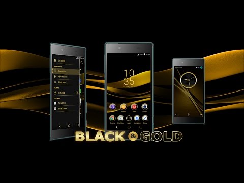 Black & Gold Theme for Xperia Video