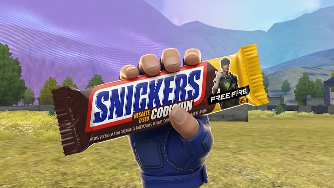 SNICKERS 🤝 FREE FIRE - TE DÁ CODIGUIN!