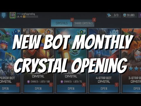 Tantrum New Bot Monthly Crystal Opening - Transformers Forged to Fight