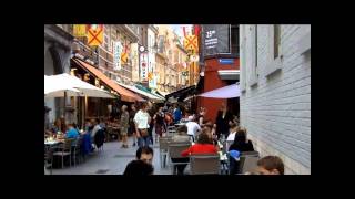 preview picture of video 'The Muntstraat in Leuven (Louvain) - Popular Eateries and Restaurants'