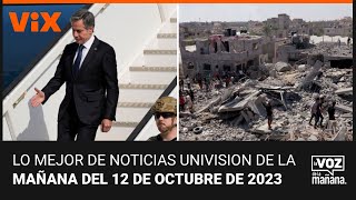 Lo mejor de Noticias Univision de la mañana| jueves 12 de octubre de 2023