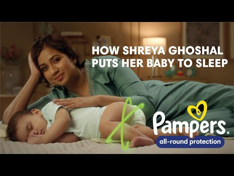 Shreya hits the right notes with the New and Improved Pampers All Night Rash Protection