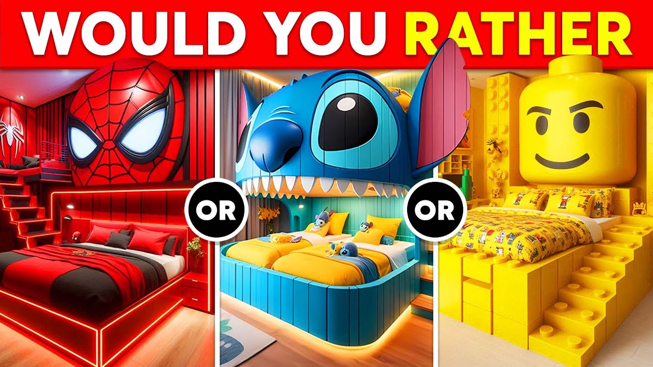 Would You Rather...? Build Your Dream House 🏠🌈💞 Hardest Choices! Moca Quiz