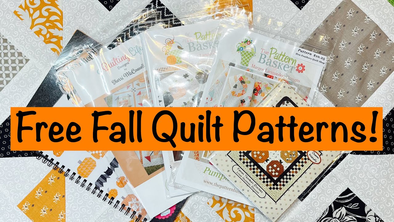 Quick Tip Friday:  Free Fall Quilt Patterns