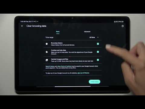 How to Clear Browsing Data on REDMI Pad SE - Delete Browser History