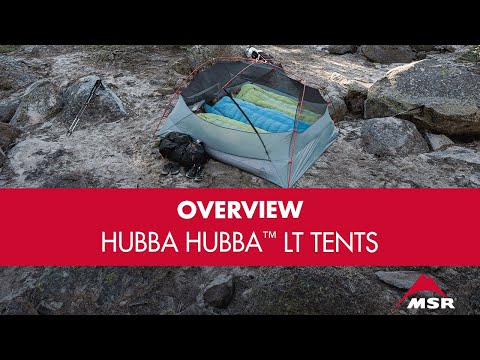 MSR Hubba Hubba LT 1 Person Backpacking Tent video poster