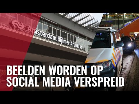 Man mishandeld en op spoor Bijlmer Arena geduwd