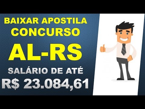 BAIXAR APOSTILA Concurso AL-RS