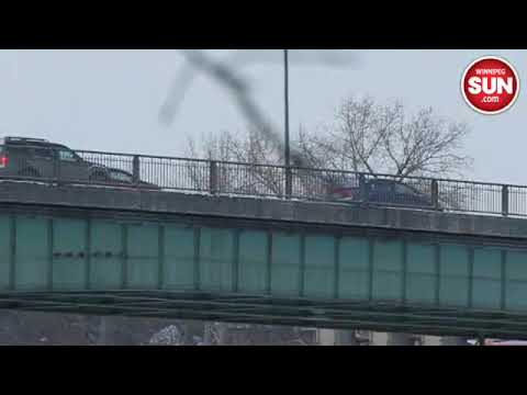RAW VIDEO: SUV crashes over Disraeli Bridge