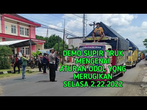 demo odol para supir truk