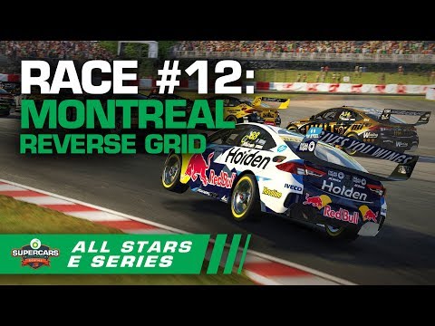 2020年SUPERCARS E-Sport 第4戦モントリオールリバースグリッド#Race12 レースライブ配信動画