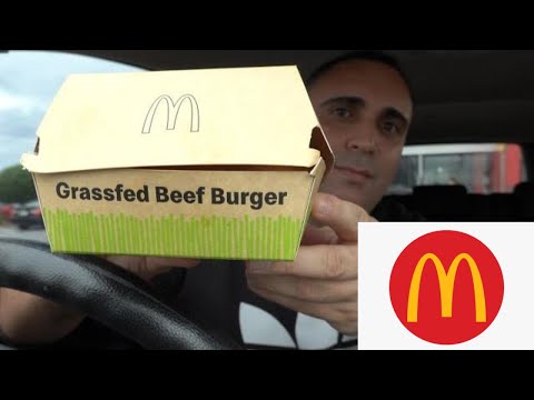 McDONALD'S GRASS FED BEEF BURGER TASTE TEST