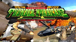 Operation Thunder Hurricane - Arcade Rail Shooter (Konami 1996)