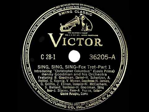 1938 HITS ARCHIVE: Sing, Sing, Sing - Benny Goodman (original Victor version)