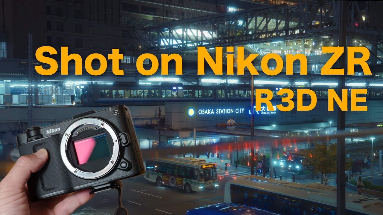 Shot on Nikon ZR  Red R3D NE  | Cinematic Street Videography | Osaka & Kobe, Japan