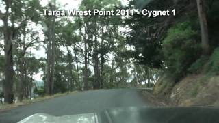 preview picture of video 'Targa Wrest Point 2011 Cygnet 01 stage - single camera'