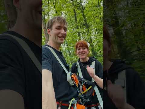 Sarah und Ben entdecken den Waldklettergarten in Pforzheim!