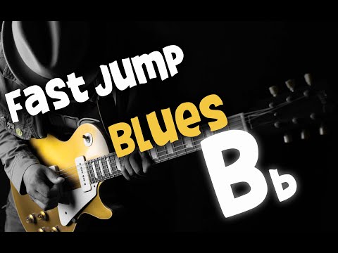 Blues Backing Track Jam - Ice B. - Fast Jump blues  in Bb