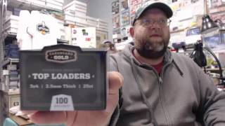 Cardboard Gold Toploaders Product Review