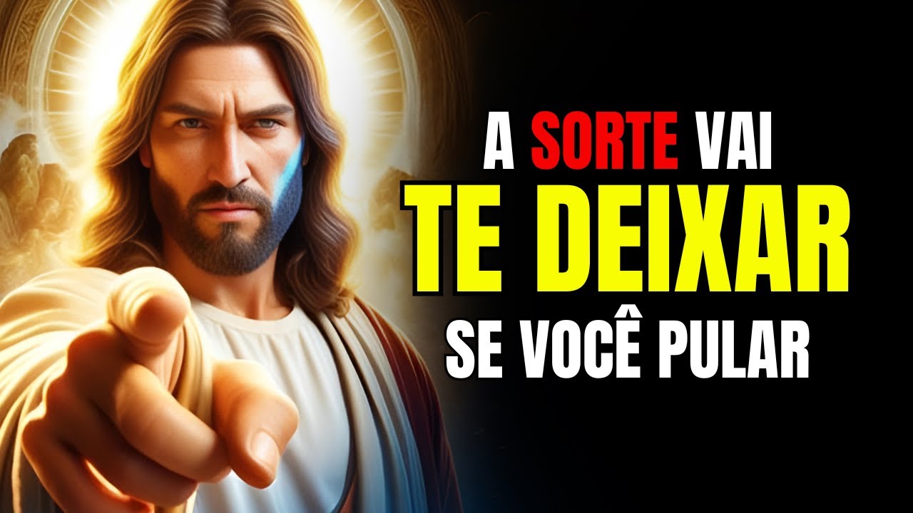 Deus Diz ➨ A Sorte Pode Se Afastar Se Você Ignorar... | Mensagem de Deus Para Você Hoje | De Deus