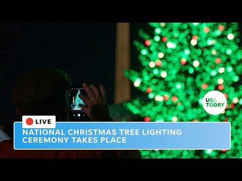 National Christmas Tree lighting ceremony takes place on the White House Ellipse