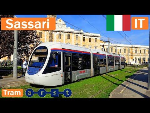 🇮🇹 SASSARI TRAMS 2025 | Rete tranviaria di Sassari【4K】