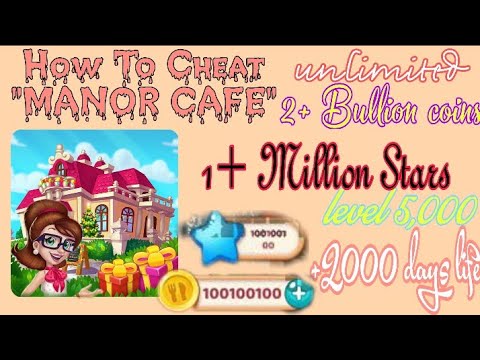 HOW TO CHEAT MANOR CAFE [ LEVEL 5,000] THE LINK OF THE APP I USED IS ALREADY IN THE DESCRIPTION