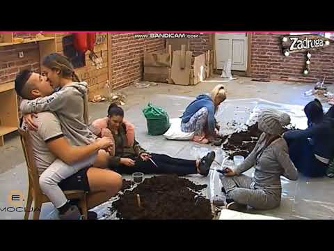 Zadruga uzivo 30.1.2018.-Zadrugari pevaju i traze gliste