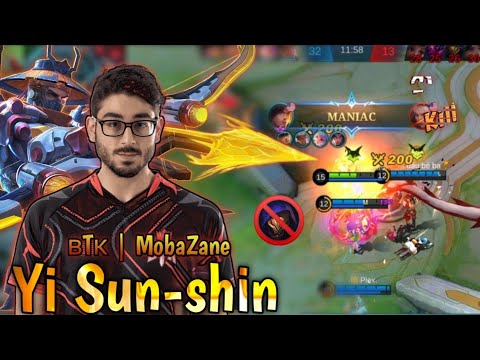 BTK Mobazane the strongest Yi Sun-shin in America 21kill 2x maniac insane