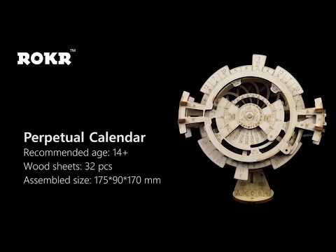 Robotime LK201 ROKR Mechanical Gears Perpetual Calendar
