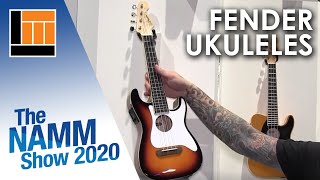 L&M @ NAMM 2020: Fender Fullerton Ukuleles