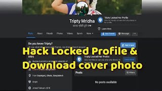 Download any locked profile cover photo  [ Educational Purpose Video ]