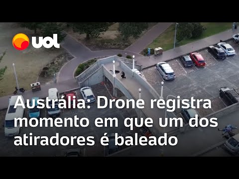 Ataque na Austrália: drone registra momento em que um dos atiradores é baleado pela polícia; veja