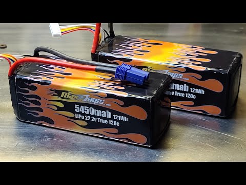 Used Max Amps 5450 6s 120c First Look & Battery Comparison
