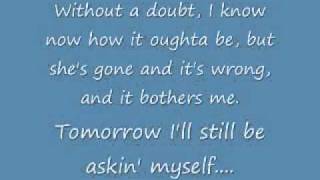She never cried in front of me by toby keith(lyrics)