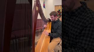 WE THREE KINGS gold 👑🎄🎁 #wethreekings #harp #instrumental #christmasmusic