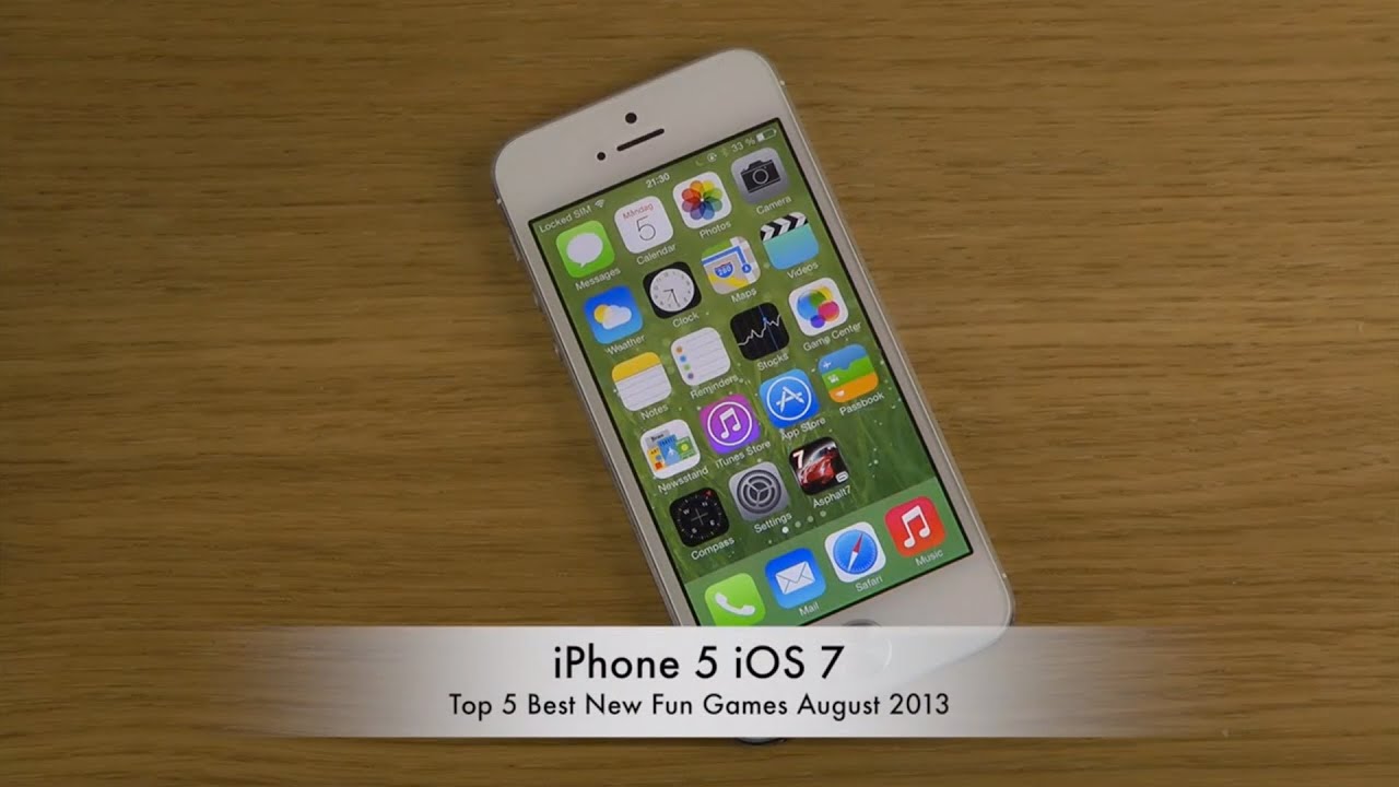 Top 5 Best New Fun Games August 2013 iPhone 5 iOS 7 HD Gameplay Review