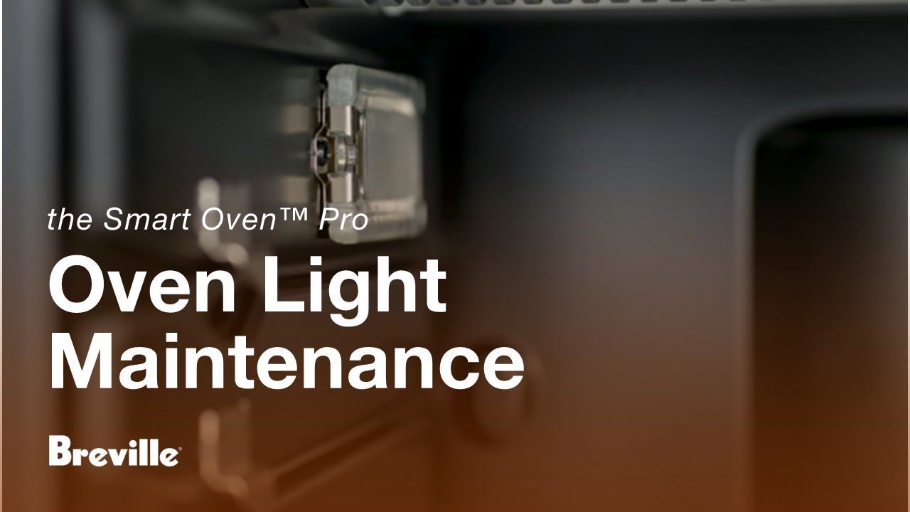 How to replace the oven light