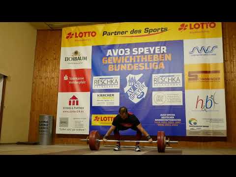 Gregor Nowara Reißen V3 138 kg AV 03 Speyer vs TB 03 Roding