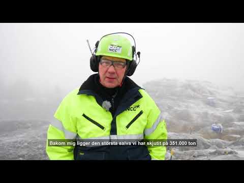 NCC grundlägger hamnen i Norvik, möt sprängarbas Jim