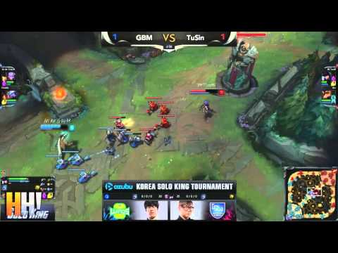 3.  GBM vs TuSin - Round of 6 - Game 3 - "The Solo King" Korean 1vs1 Tournament